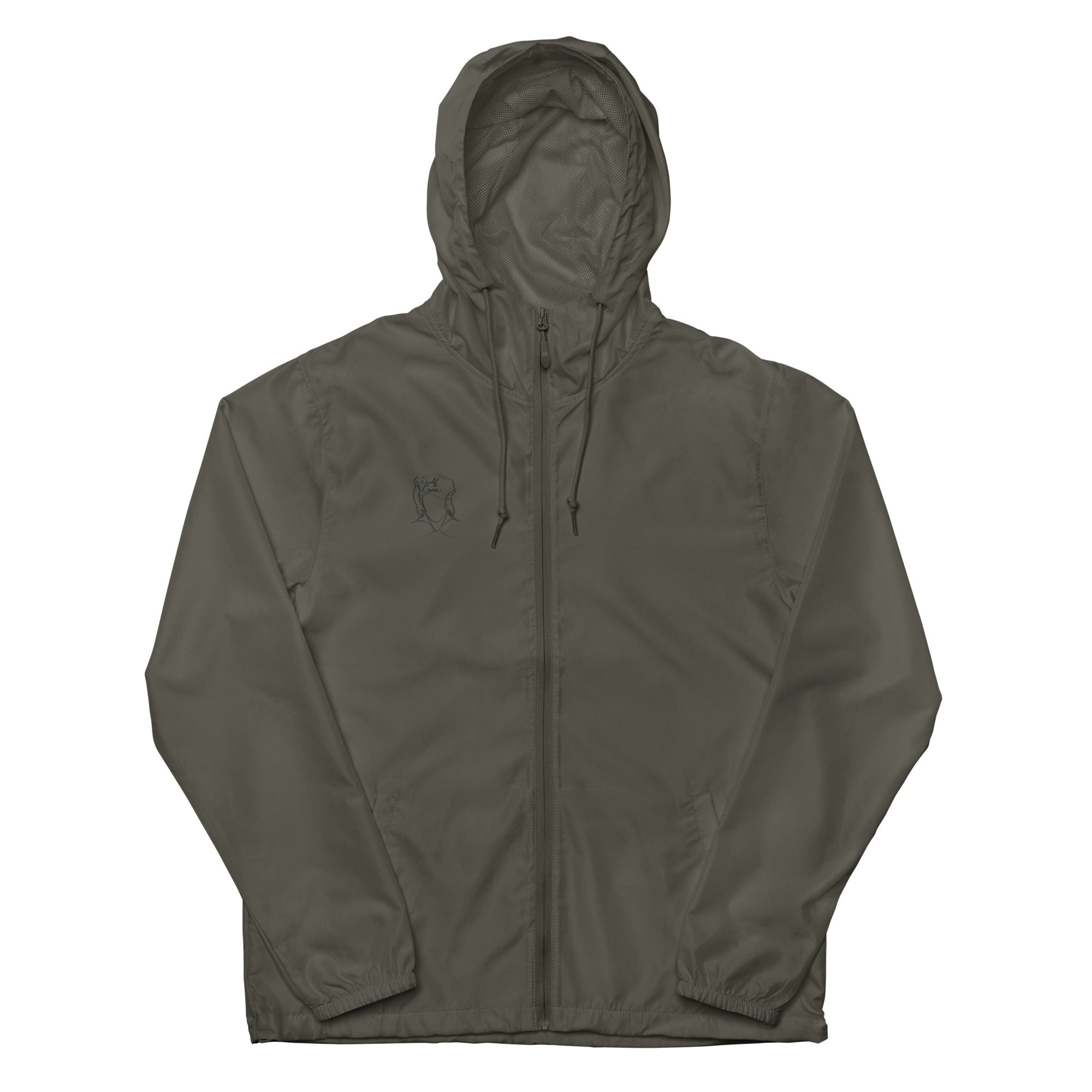 Unisex lightweight zip up windbreaker | iCurvesByCat